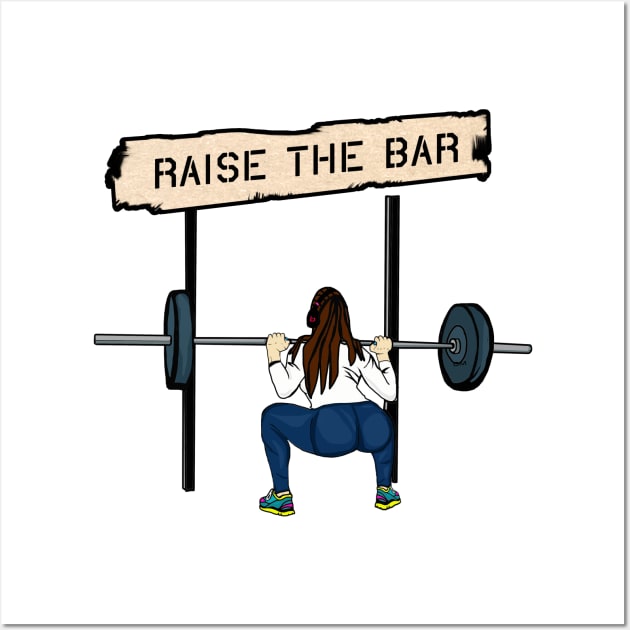 Raise The Bar Wall Art by By Diane Maclaine